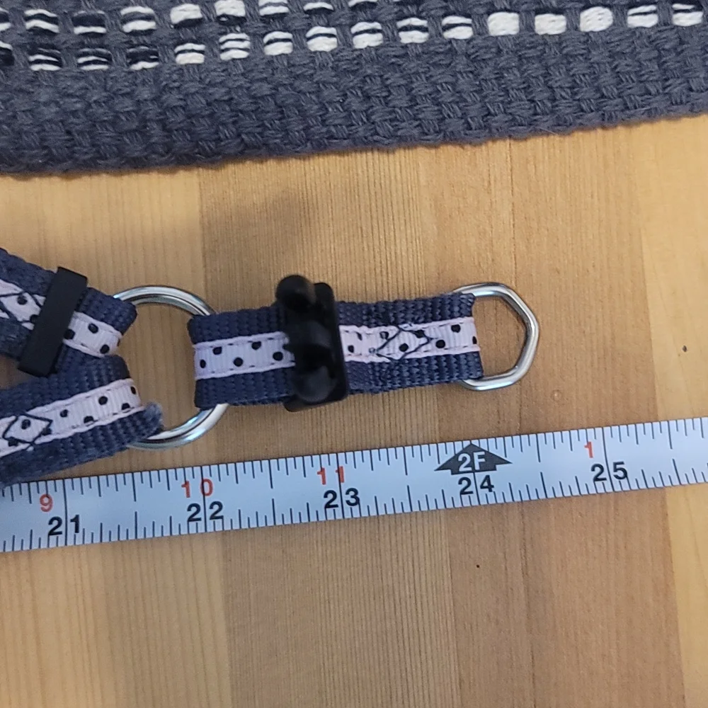 Femle Dog Polkadot HARNESS and MATCHING LEASH